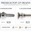 premium_pop_up_drains_for_modern_bathrooms-Supply Toronto