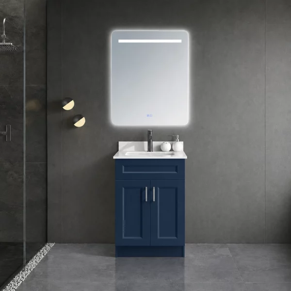 24 inch Prussian blue bathroom vanity in Woodbridge by Supply Toronto