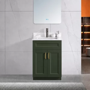 30 inch double door twilight green bathroom vanity in Richmond Hill by Supply Toronto
