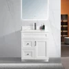 30 inch single door white MDF-HDF bathroom vanity in Toronto by Supply Toronto