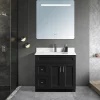36 inch black solid wood bathroom vanity in Vaughan by Supply Toronto