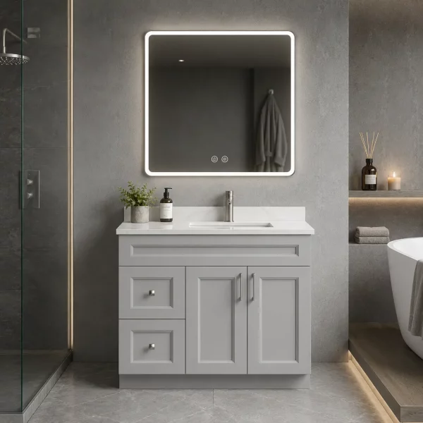 36 inch grey bathroom vanity in Newmarket by Supply Toronto