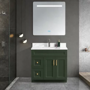 36 inch twilight green bathroom vanity in Vaughan by Supply Toronto
