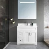 36 inch white solid wood bathroom vanity in Toronto by Supply Toronto