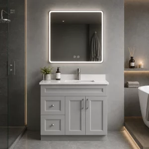 42 inch grey bathroom vanity in Thornhill by Supply Toronto