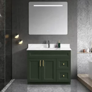 42 inch twilight green bathroom vanity in North York by Supply Toronto