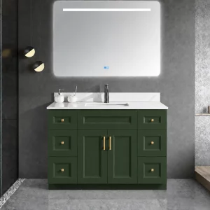 60 inch single sink twilight green bathroom vanity in Mississauga by Supply Toronto