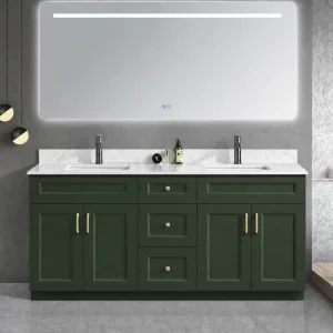 72 inch double sink twilight green bathroom vanity in Ajax by Supply Toronto