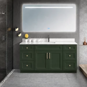 72 inch single sink twilight green bathroom vanity in Pickering by Supply Toronto
